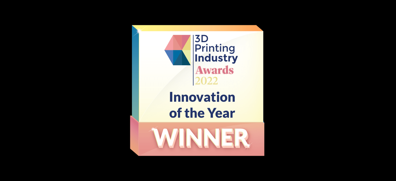 Bond3D wins the Innovation of the Year award during the 3DPrintingIndustry.com awards